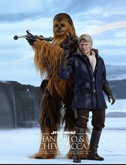 Hot Toys Star Wars The Force Awakens VII Chewbacca Han Solo MMS376 1/6 Sideshow