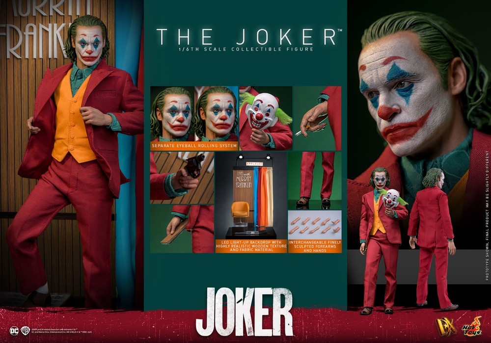 Hot Toys The Joker DX42 Joaquin Phoenix 1:6 Scale Figure DC Comics Arthur Fleck