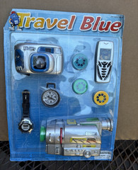 M&M’s Blue Travel Toy Accessories Set w/ Camera, Cell Phone, Watch & More