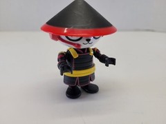 Ryan’s World Samurai Panda Action Figure Bonkers Toy 3″ Hat Armor Black Red