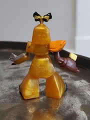 Vintage 2002 MEDABOTS Action 2.5″ METABEE Anime Gold Figure Toy Hasbro Takara