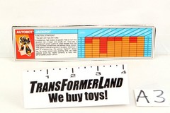 Transformers G1 Action Masters Jackpot Tech Specs 1990 Vintage Hasbro