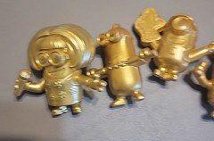 Despicable Me Minions Lot Gold Figures Golden McDonalds