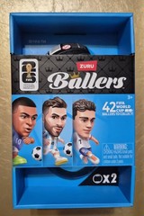ZURU BALLERS FIFA WORLD CUP FIGURES 2 PACK MYSTERY BALLS NIB