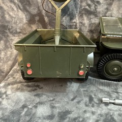 Vintage GI Joe 7000 Five Star Jeep & Trailer HTF First Edition w OG 1964 Figure