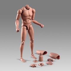 1:6 Scale Muscle Male Action Figure Skin 12 Inch Flexible Male Figure Body D…