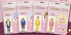 Golden Girls Retro Rose Dorothy Blanche & Sophia Set of 4 Action Figures