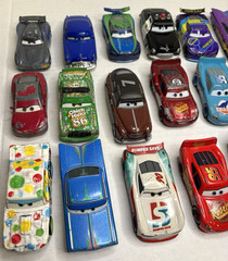Disney Pixar Cars Huge Lot Of 33 Die-Cast Metal Plastic 1:43 1:55 Scale *Read*