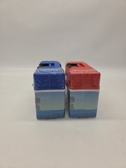 Fisch 4-Pack Microfigure Tacklebox, Red And Blue Box