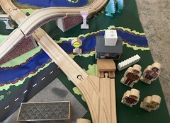 1993 Learning Curve Wooden Thomas Train Instant System Set #4! VHTF