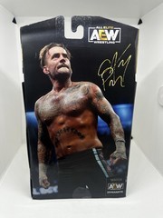 CM Punk Jazwares AEW Unrivaled 89 Walmart Exclusive Figure With Case MIB WWE MOC