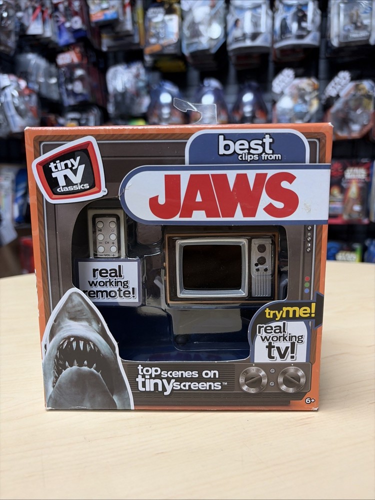 Tiny TV Classics Best Clips Scenes from Jaws NIB