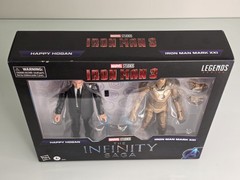 Hasbro Marvel Legends Infinity Saga Series Iron Man 3 Happy Hogan Iron Man Set