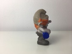 Hackus Smurf Figure McDonalds Happy Meal Prize Toy Heavy PVC Peyo 2013 3 Inch