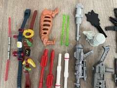 Vintage Action Figures Accessories Lot Weapons Missiles Guns Knifes 90s 80s