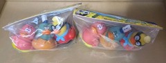 SPONGEBOB LOT OF 2 BAGS OF CHARACTER DUCKS PATRICK, SQUIDWARD, BARNACLE BOY NEW