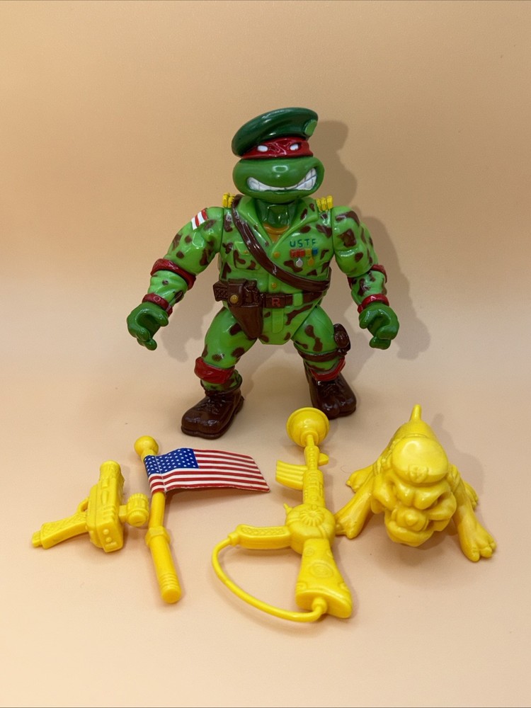 Raph the Green Teen Beret 100% Complete TMNT Teenage Mutant Ninja Turtles 1991
