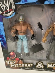 Jakks Pacific Rey Mysterio Batista WWE Deluxe Aggression Series 1 7in 2-Pack
