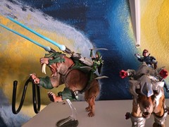 CYBERZOIC Wave 1 Lot Kuraokami Achillobator Allosaurus Smilodon COMPLETE