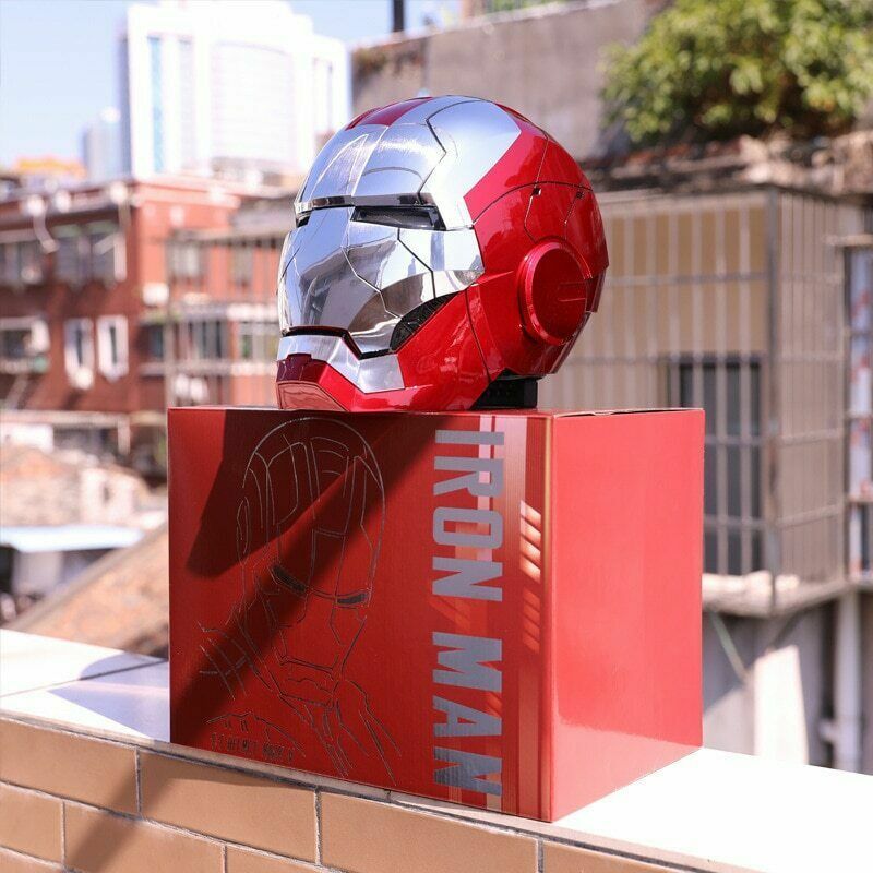 AUTOKING Wearable Iron Man MK5 Helmet Voice-controlled Cosplay Props Last one!