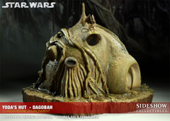 STAR WARS~YODA’S~DAGOBAH HUT~SIXTH SCALE ENVIRONMENT~LE 1500~SIDESHOW~MIBS