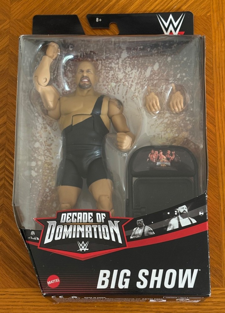 BIG SHOW new & sealed DECADE OF DOMINATION wwe wrestling ELITE FIGURE mattel