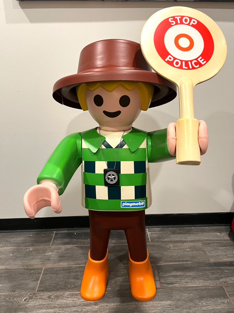 Playmobil Police Officer Life-Size Store Display Advertising Figure Traffic Stop