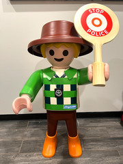 Playmobil Police Officer Life-Size Store Display Advertising Figure Traffic Stop