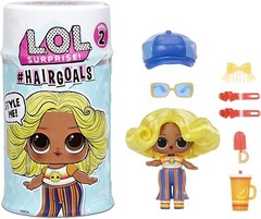 L.O.L. SUPRISE HAIRGOALS SERIES 2 W/ 15 SURPRISES, SMALL DOLL FOR GIRLS 4-14 YRS