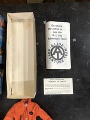 Hasbro 1974 GI Joe Air Adventurer Box 7282 Orange Jumpsuit All Original Blonde