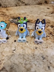 Bluey and Friends Family Figures Lot Mixed Character