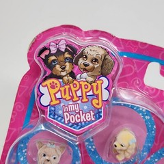2015 PUPPY IN MY POCKET CHARM BARRETTES + RING SET NEW SEALED JUST PLAY