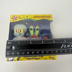Nickelodeon SpongeBob SquarePants Flocked Figures Squidward Mr. Krabs Set 02 NIB