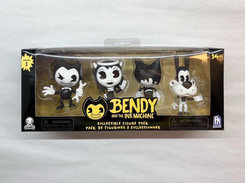 Bendy And The Ink Machine Collectible Figure Pack Phat Mojo New Sealed Series 1