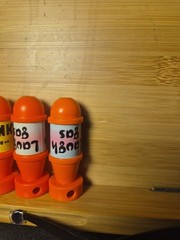 Vtg TMNT Turtle Wagon Van BLIMP Itchy/ Stink / Laugh/ Sleep BOMB missile Lot 4