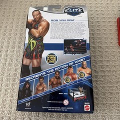 Autographed RVD Rob Van Dam WWE Mattel Elite Series 27 Action Figure New
