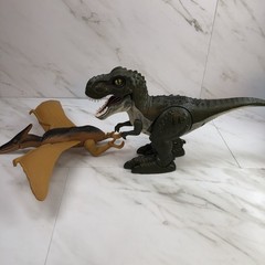 ZURU Robo Alive T-Rex Walking Robotic Dinosaur 12″ Sound & Dragon-I Pterodactyl