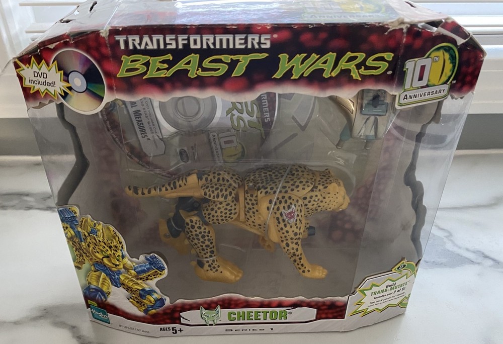 2005 Transformers Beast Wars 10th Anniversary Cheetor MISB Hasbro