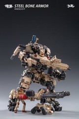 JOYTOY Steel Bone Armour Desert Ver Mecha 9″ Robot & Pilot 1/25 Figure US SHIP