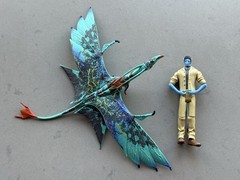 Avatar Lot 2009 Mattel Jake Sully Tan Figure + McFarlane Seze Banshee (No Rider)