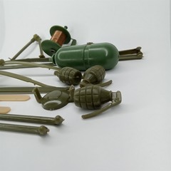 Vintage 1960s G.I. Joe Stony Smith 18 Piece Accessory Set