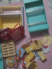 Mostly Miniverse Lot-used Please See Pics, Furniture, Molds, Accessories, Etc