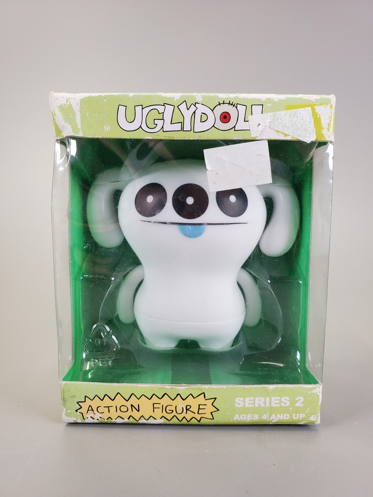 NIB 2009 Uglydoll White Peaco Action Figure Series 2