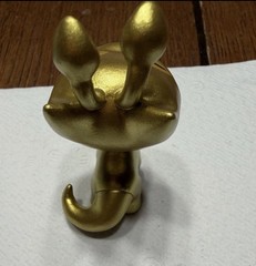 Neopets Phatmojo Gold Aisha Secret Rare Chase Figure w/Unused Virtual Prize Code