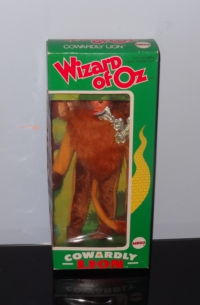MEGO THE WIZARD OF OZ 1974 COWARDLY LION 8″ ACTION FIGURE DOLL COMPLETE NICE