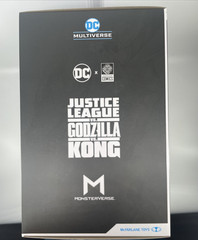 New McFarlane DC Multiverse Monsterverse Justice League Superman vs Godzilla Set