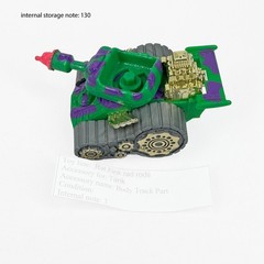 Kenner Rat Fink Rad Rods Tank Vehicle 1990 Green Purple Gold Cannon