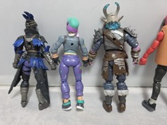 Fortnite 4-Inch Action Figure Lot Of 6 Authentic