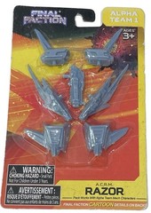 6 Final Faction Series 1 Accessory Packs Synthoid ACRM Razor Thunderbolt Cyber