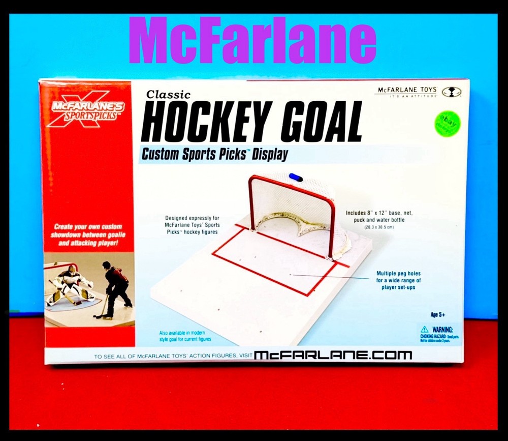 McFarlane NHL Classic Hockey Goal Custom Sports Picks Display New Sealed 2008